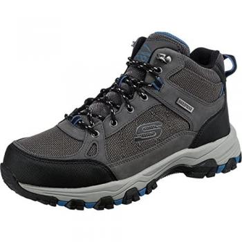 Skechers Men's Relaxed Fit Selmen Melano Grey Boots