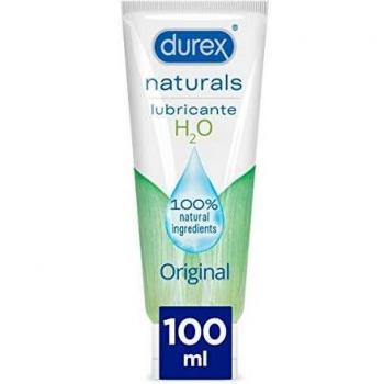 Lubricantes Durex 100ml, para sexo seguro. Naturals H2O, Hidratante,