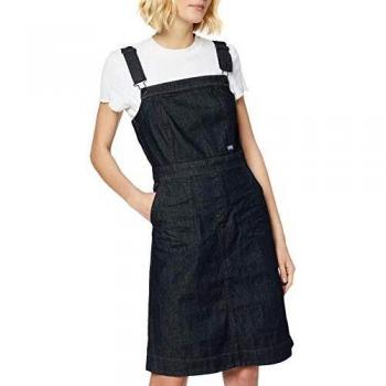 G-STAR RAW Eyevi Fit and Flare Vestido Azul Talla L