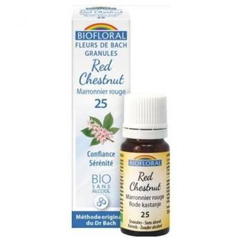 Red Chestnut Granulati Bio – 9 g, Fiducia e Sicurezza