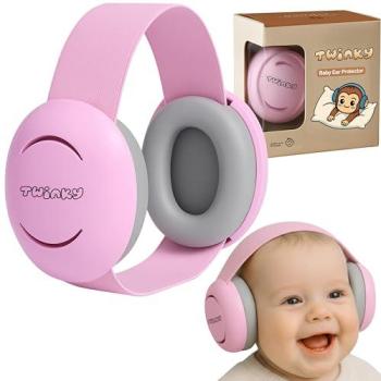 Twinky Baby Muffy’s Protection auditif enfant 23 dB rose