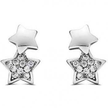 Pendientes de plata 925 con acabado en rodio