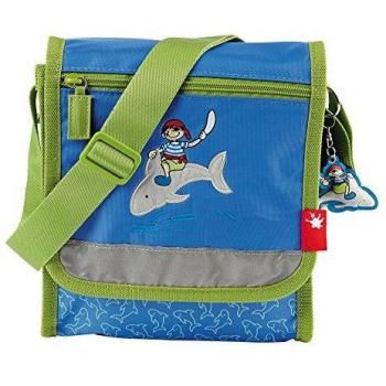 Sigikid, Jungen, Kindergartentasche mit Piratenmotiv, Sammy Samoa, Blau/Grün, 23150