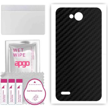 Black Carbon Foil Back Sticker – LG X Power2
