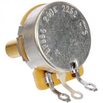 Potentiomètre 250K Log. Axe Solide pour Telecaster