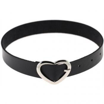 Collana Choker Trasparente con Cuore