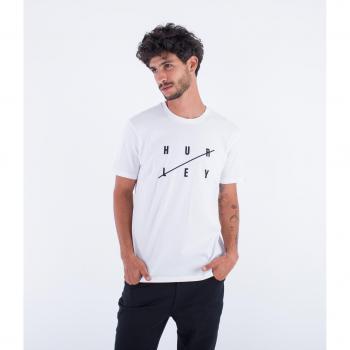 T-shirt blanc homme Slash manches courtes S