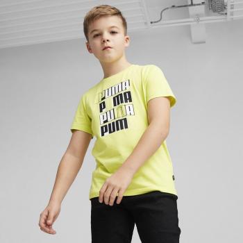 Puma Camiseta Manga Corta Verde Kids