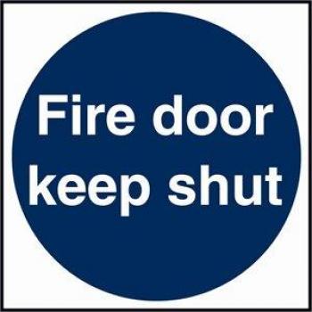 Fire Door Safety Sign