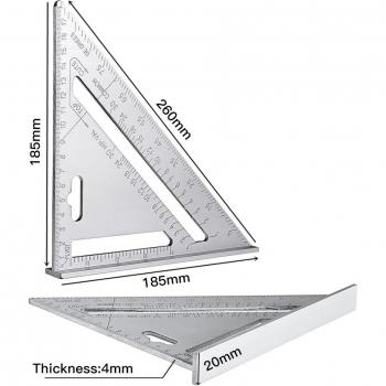 Outil de Construction Triangulaire 7 pouces