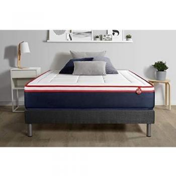 Sommier kit Gris pour Matelas 180x200cm Vital Form