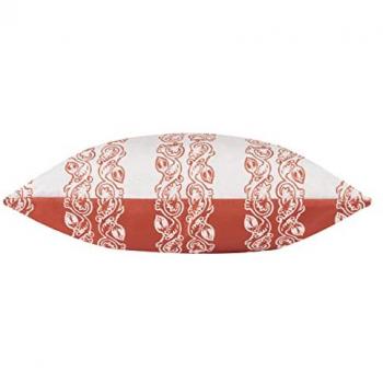 Large Kalindi Stripe Outdoor Cushion in Terracotta