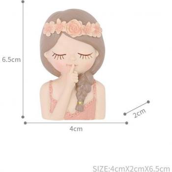 Flower Girl 3D Home Decor Sticker