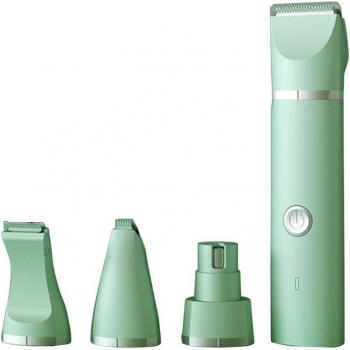 Kit de grooming 4 en 1 para perros y gatos, cortapelos sin cable, recargable, resistente al agua, 50LB