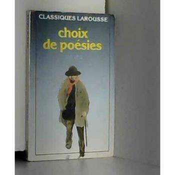 Choix De Poesies*