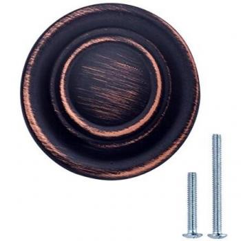 Bronze Finish Round Door Knob – 1.25 Diameter, 50 Pieces