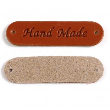 50PCs Leather Oval Labels for Handmade Clothing and Accessories