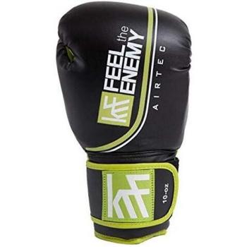 Krf Airtec 10 oz Double Velcro Combat Gloves Black