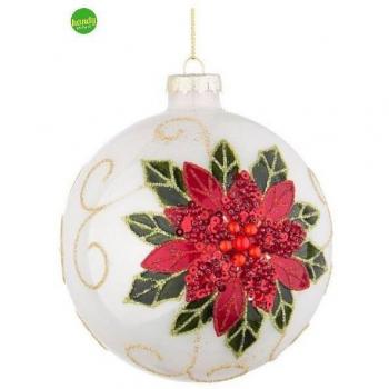 Décorations Vt Poinsettia 8x D100