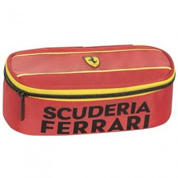 Ferrari Scuderia Astuccio Ovale Portapenne 1 Zip Vuoto con Pattina