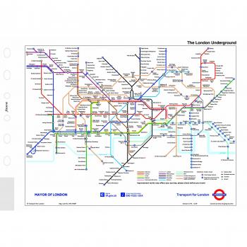 Filofax Compact London Transport Map