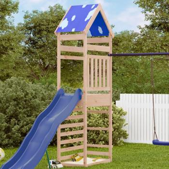 VidaXL Torre de juegos con pared escalada madera pino 85x52,5x265 cm