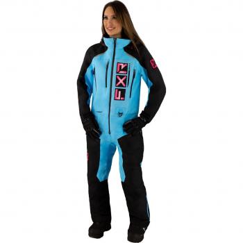 Traje de Moto de Nieve FXR Recruit F.A.S.T. Aislamiento Negro-Azul (Talla 12)