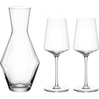 LEONARDO Puccini Wein-Set, 3 Teile, Karaffe und 2 Gläser