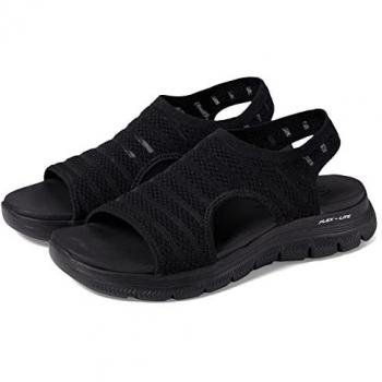 Sandalias Skechers para Mujer Modelo Flex Appeal 4.0 en Negro