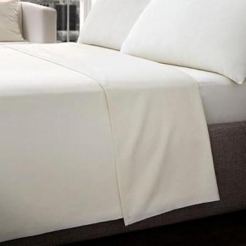 Single Egyptian Cotton Sateen Flat Sheet