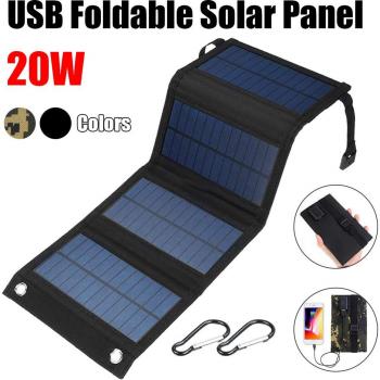 CampSolar 20W Pliegable y Resistente