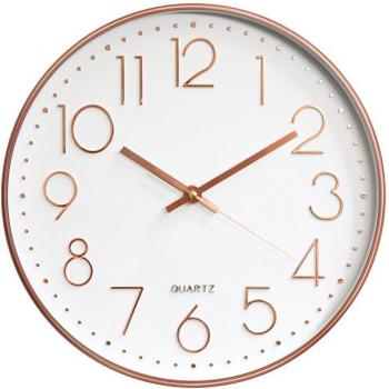 Quartz Digital Timepiece 12 – Rose Gold Silent Edition