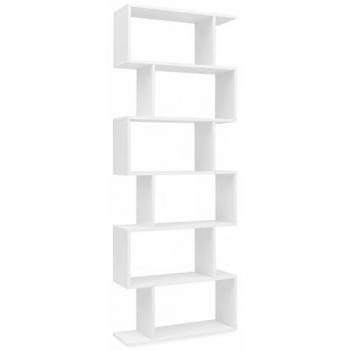 Scaffale Freestanding Bianca 70x190,5x23,5 cm