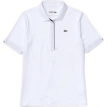 Polo Lacoste Femme Blanc Élégant
