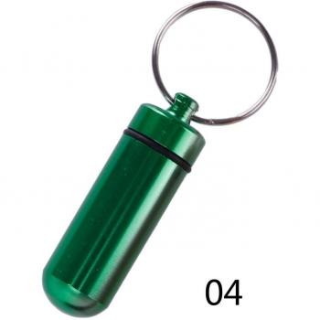 Portable Mini Pill Box with Keychain