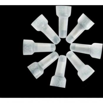 Conectores Terminales CE‑2X con Tapa Aluminio – Lote 100 Pcs