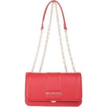 Valentino Women's Red Leather Jacket with Zipper
