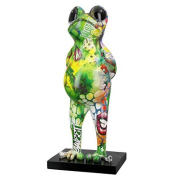 Casablanca by Gilde Tierfigur Skulptur Frosch Street Art (1 St)