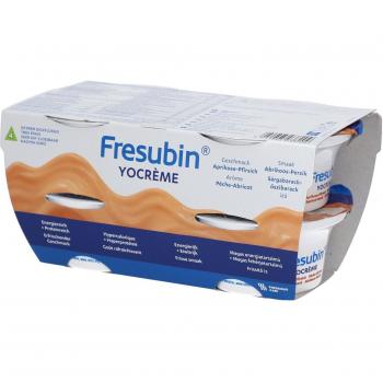 Yocreme Abricot-Pêche Fresubin 4x125 g