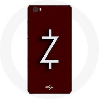 Ozark Staffel 4 Z Logo Hülle für Huawei P8 Weiß Roter Hintergrund