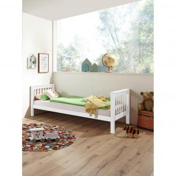 Jugendbett Kick von RELITA – Einzelbett, 99 × 80 × 209 cm, weiße Buche