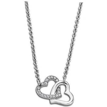 Collier Lotus Style Argent Ls1912-1/1 Bijoux Femme Acier Inoxydable Jls1912-1-1