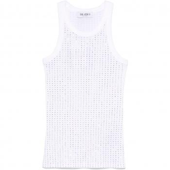 THE ATTICO Femme T‑Shirt – Blanc 42