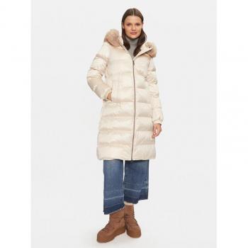 Geox Fashionable 2XL Women's Parka in Beige