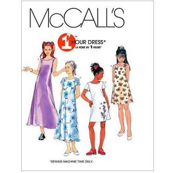 Girls' Dresses In 2 Lengths, M6098, Size CS (12-14)