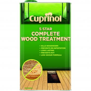 Cuprinol 5 Star Complete Wood Treatment WB 5ltr for Protection and Preservation