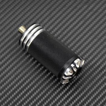 Pedal de apoyo para motocicleta, palanca de cambios negro/cromo, diseñado para Harley Touring Sportster Dyna Softail Road King XL883 1200
