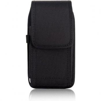 Riñonera clásica THINKTHENDO, bolsa de almacenamiento negra para móvil, clip para cinturón, iPhone