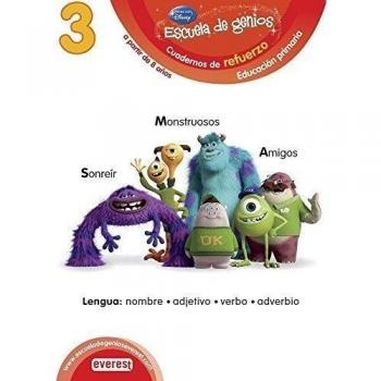 Escuela de genios 3. Cuadernos de refuerzo. Educación Primaria. A partir de 8 años