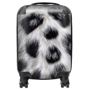 Snowy Christmas Springer Spaniel Glass Cutting Board